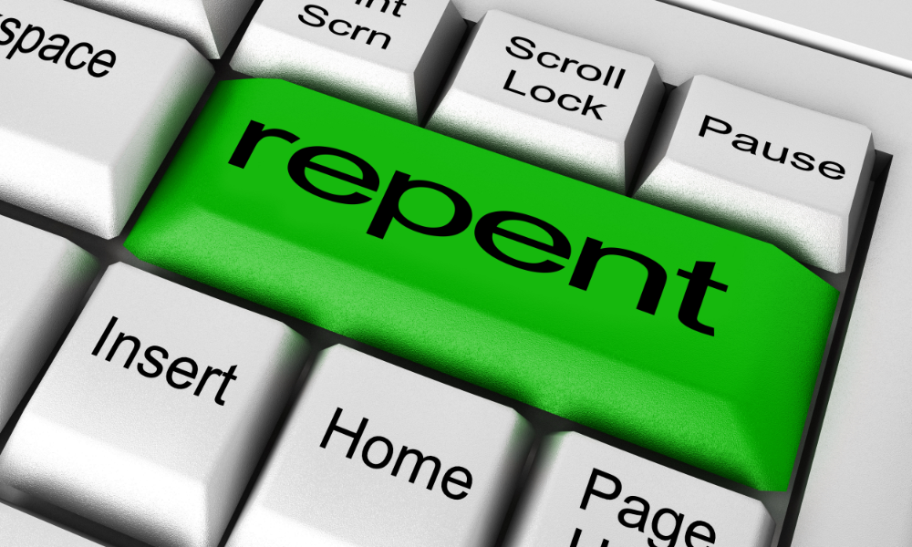 it all starts with Repentance